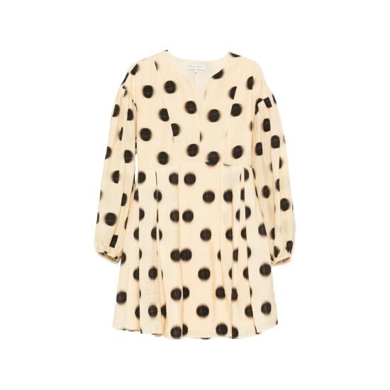 26FW 스티네 고야 숏 원피스 SGD295 2526 DOTS NEUTRALS BLACK