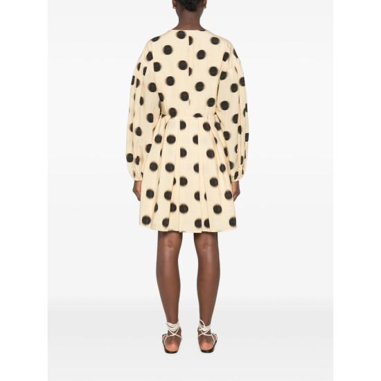 26FW 스티네 고야 숏 원피스 SGD295 2526 DOTS NEUTRALS BLACK - STINE GOYA