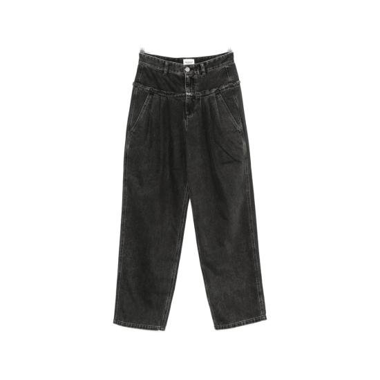 26FW 이자벨마랑에뚜왈 팬츠 D3H01E PA0739FA 02FK BLACK