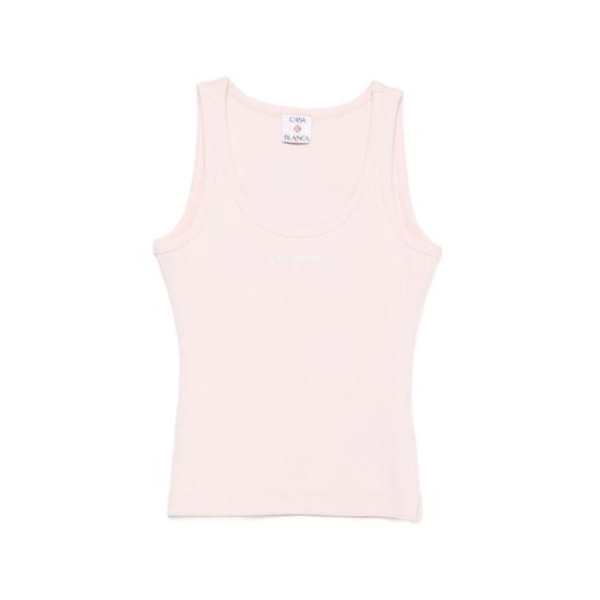 26FW 카사블랑카 민소매 티셔츠 PF26 JTS 039 01 PINK