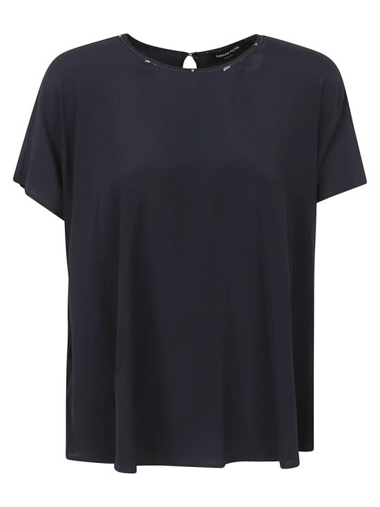 26SS 파비아나 필리피 반팔 티셔츠 TPD276F729M2135146 Blue