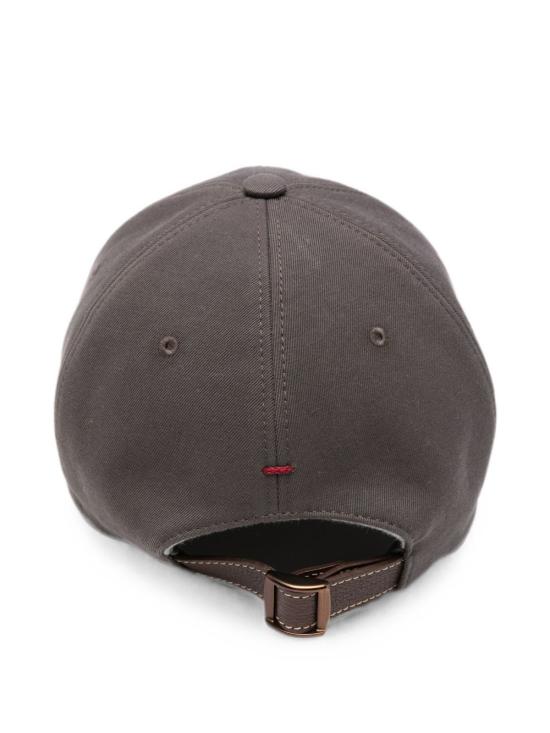 26FW 브루넬로 쿠치넬리 로고 자수 베이스볼 캡 M252D9850 CSN11 BROWN - BRUNELLO CUCINELLI