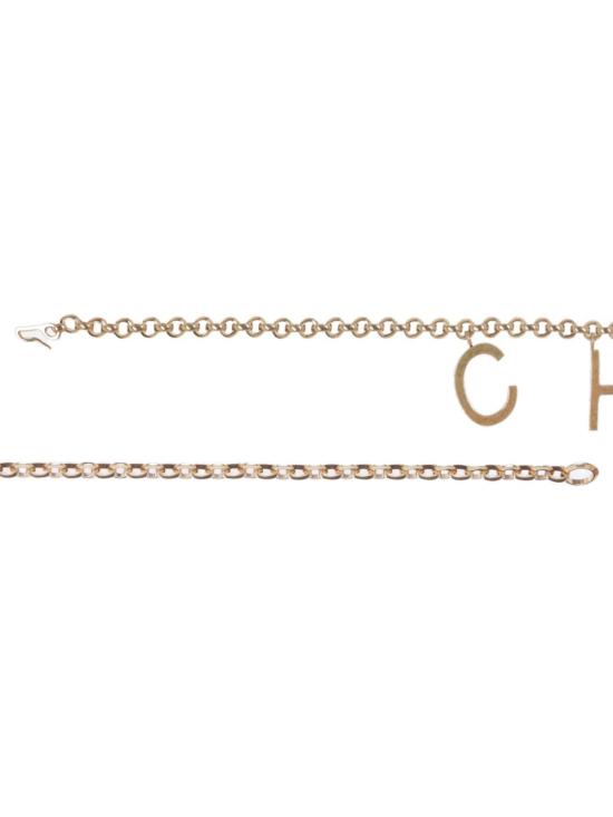 26FW 끌로에 끌로에 레터스 주얼리 벨트 CH25ABJ41CB7 9DC GOLD - CHLOE
