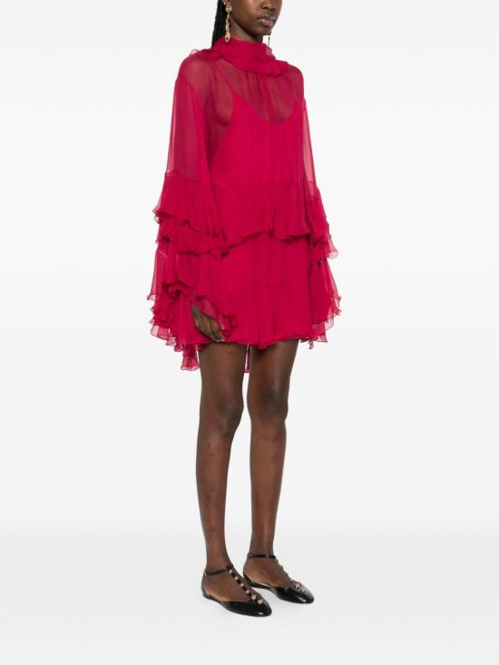 26FW 끌로에 숏 원피스 CH26SRO52001 6AZ RED - CHLOE