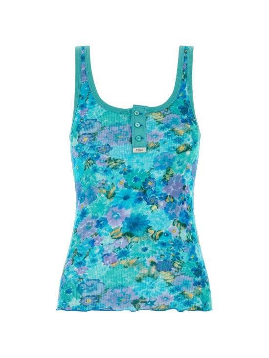26FW 끌로에 민소매 티셔츠 CH26UJH58910 4ZA LIGHT BLUE