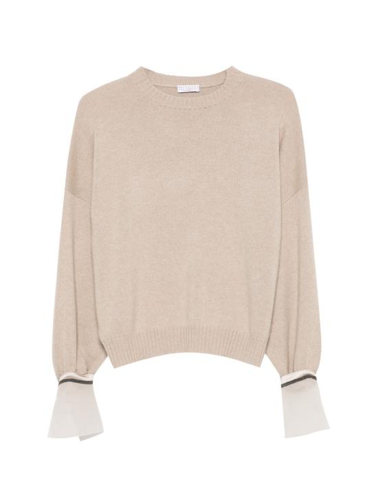 26FW 브루넬로 쿠치넬리 스웨터 M12747000 C9991 BEIGE