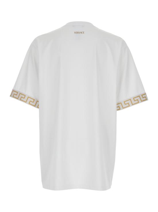 26FW 베르사체 반팔 티셔츠 10040791A111192W110 White - VERSACE