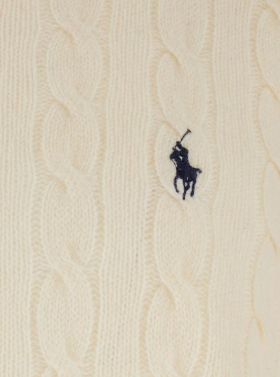 26FW 폴로 랄프로렌 케이블 니트 스웨터 710876762010 White - POLO RALPH LAUREN