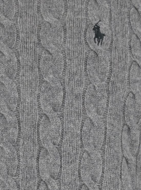 26FW 폴로 랄프로렌 케이블 니트 스웨터 710876762012 Grey - POLO RALPH LAUREN