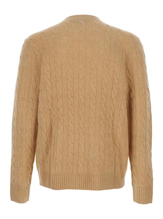 26FW 폴로 랄프로렌 케이블 니트 스웨터 710876762009 Beige - POLO RALPH LAUREN