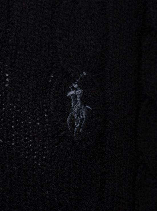 26FW 폴로 랄프로렌 케이블 니트 스웨터 710876762001 Black - POLO RALPH LAUREN