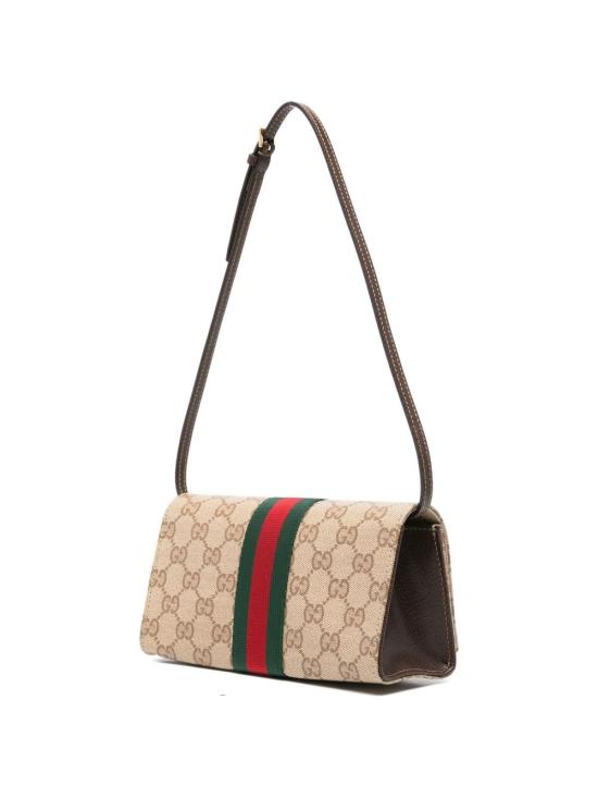 26FW 구찌 웹스몰 파우치 A002KMFAF8R8547 Beige - GUCCI