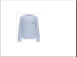 26FW [키즈] 폴앤샤크 니트/스웻셔츠 WUW008 LHE43 40705 LIGHT BLUE