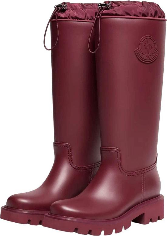 26FW 몽클레어 부츠 MONCLER4G00180M452246GKICKSTREAMHIGHRAINBOOTSBURGUNDY MAROON - MONCLER
