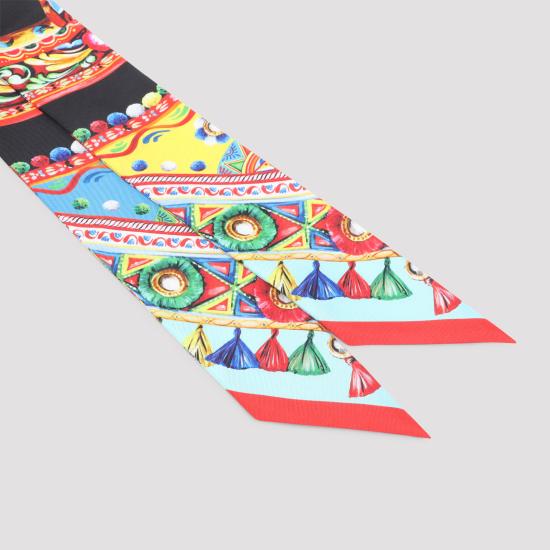 26FW 돌체앤가바나 머플러/스카프 FS215A GDDWL HV6CK CARRETTO FLD - DOLCE & GABBANA