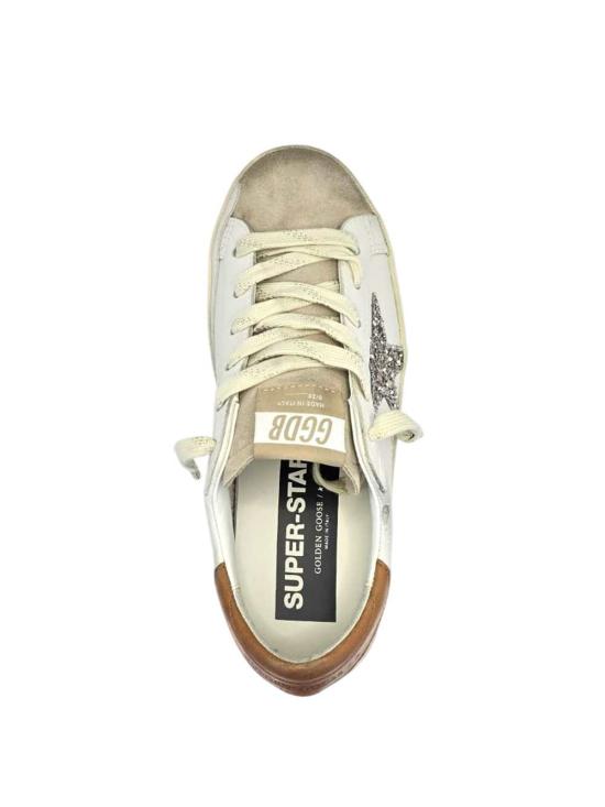 26FW 골든구스 SUPER STAR 슈퍼 스타 클래식 스니커즈 GWF00101F008719 12524 WHITE BEIGE CINDER LEATEHR BROWN - GOLDEN GOOSE