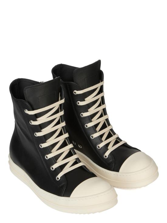 26FW 릭 오웬스 콘코디언 레더 하이탑 스니커즈 RP02F5890LCO 911 NERO - RICK OWENS