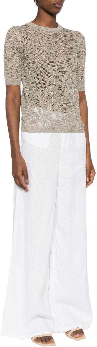 26SS 파비아나 필리피 탑 MAD276F131D8641274 BEIGE - FABIANA FILIPPI
