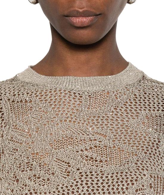 26SS 파비아나 필리피 탑 MAD276F131D8641274 BEIGE - FABIANA FILIPPI