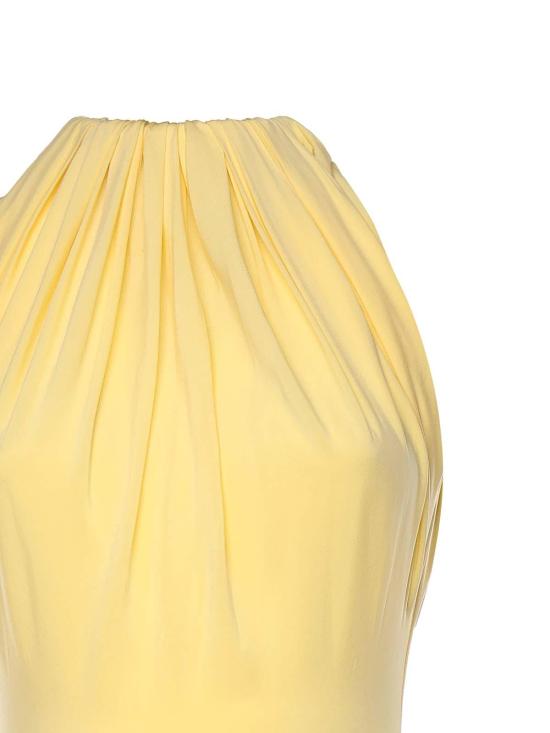 26SS 알라이아 미디 원피스 AA9R2877J050C239 Yellow - ALAIA