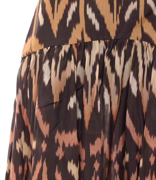 26FW 짐머만 미디 스커트 8467SSS261 CHCLIKT Brown - ZIMMERMANN