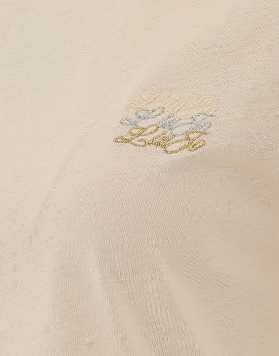 26FW 리우조 반팔 티셔츠 WF6348J6308 L9477 WHITE - LIU JO