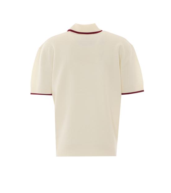 26FW 드롤드무슈 폴로 티셔츠 PO194 WO007OW White - DROLE DE MONSIEUR