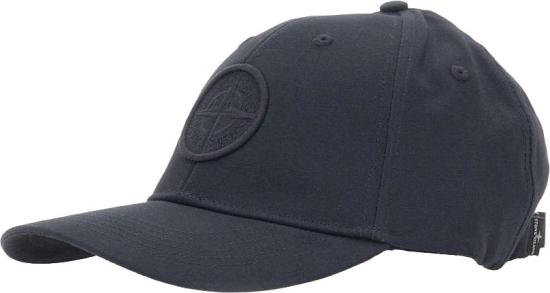 26SS 스톤 아일랜드 코튼 랩스 컴퍼스 자수 베이스볼 캡 L1S159100013S0248V0020 NAVY