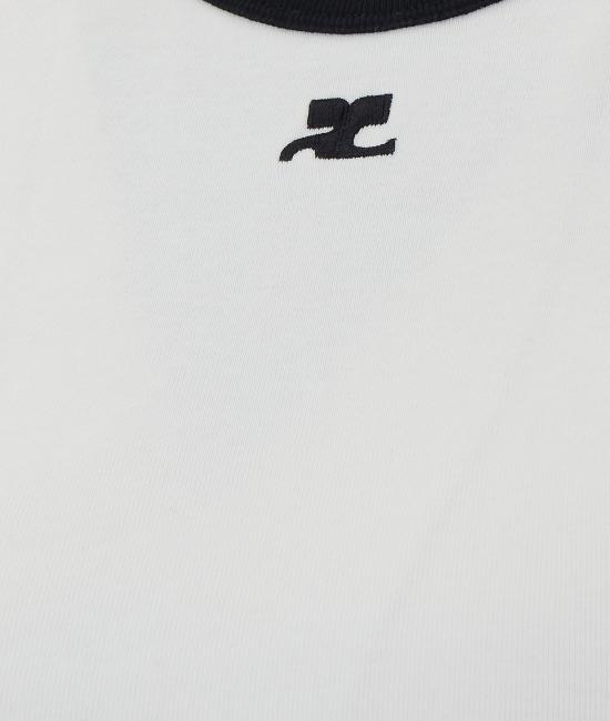 26FW 쿠레쥬 반팔 티셔츠 VESJTS017JS0070 0098 WHITE - COURREGES