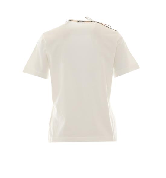 26FW 버버리 반팔 티셔츠 8127210 B7078 WHITE - BURBERRY