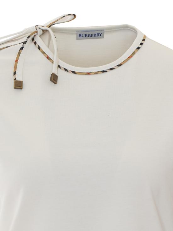 26FW 버버리 반팔 티셔츠 8127210 B7078 WHITE - BURBERRY