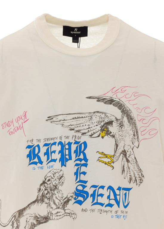 26FW 리프레젠트 반팔 티셔츠 MLM101188 72 White - REPRESENT