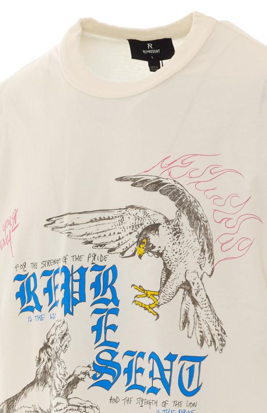26FW 리프레젠트 반팔 티셔츠 MLM101188 72 White - REPRESENT