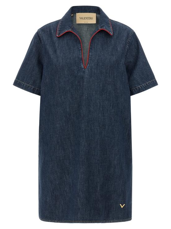 26FW 발렌티노 가라바니 데님 원피스 B3DA13B9YA528 Blue