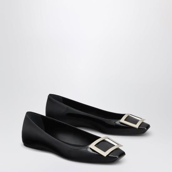 26FW 로저비비에 플랫 슈즈 RVW40415280D1P Black - ROGER VIVIER