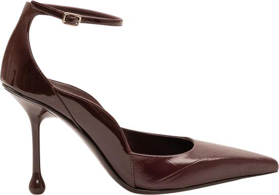 26FW 지미추 힐/펌프스 J000185358DEEPMERLOT BROWN