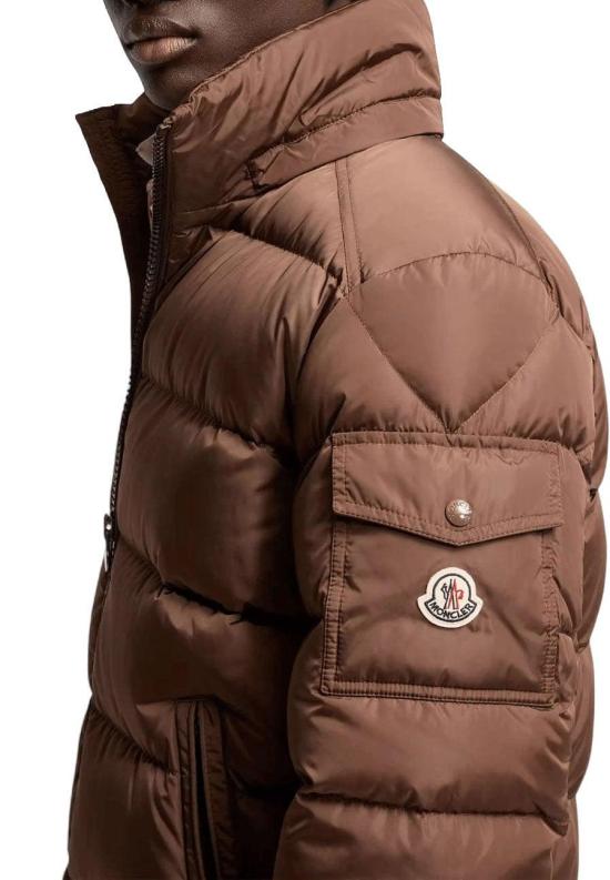 26FW 몽클레어 숏패딩 MONCLER1A53600539ZD262MAYAJACKETDARKBROWN - MONCLER
