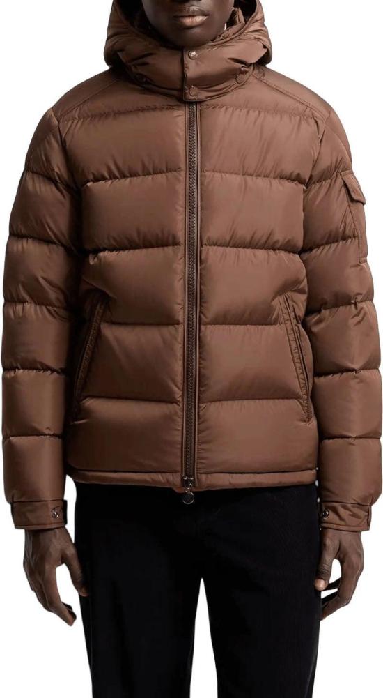 26FW 몽클레어 숏패딩 MONCLER1A53600539ZD262MAYAJACKETDARKBROWN - MONCLER