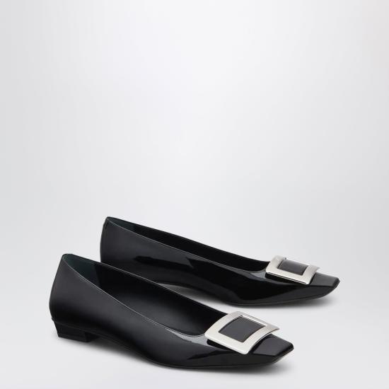 26FW 로저비비에 플랫 슈즈 RVW00700920D1P Black - ROGER VIVIER