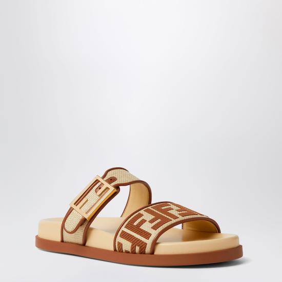 26FW 펜디 뮬/슬리퍼 8X8710ABN3 Brown - FENDI