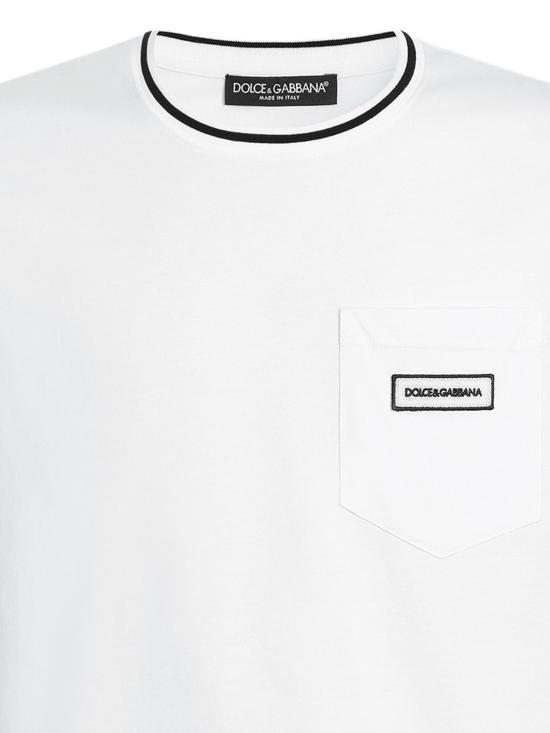 26FW 돌체앤가바나 반팔 티셔츠 G8RA2ZG7Q2P W0800 BIANCO - DOLCE & GABBANA