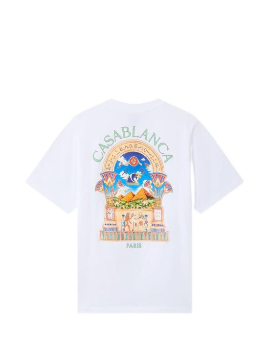 26FW 카사블랑카 반팔 티셔츠 MPF26JTS00108 WHITE