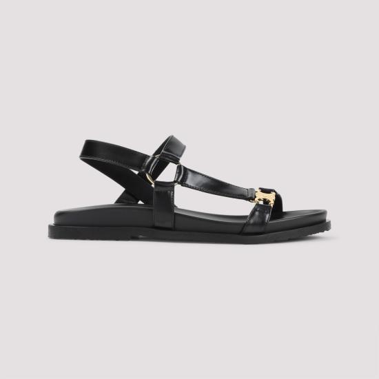 26FW 셀린느 카프스킨 트리옹프 모드 샌들 362225042C 38NO BLACK - CELINE