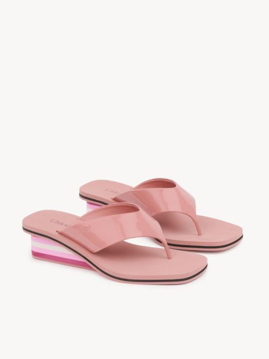 26FW 끌로에 뮬/슬리퍼 CH26A19KYI 527 WOODROSE - CHLOE