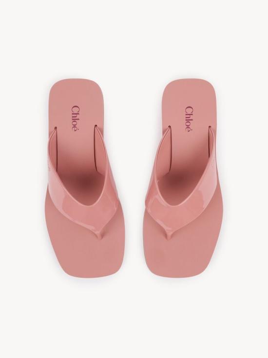 26FW 끌로에 뮬/슬리퍼 CH26A19KYI 527 WOODROSE - CHLOE