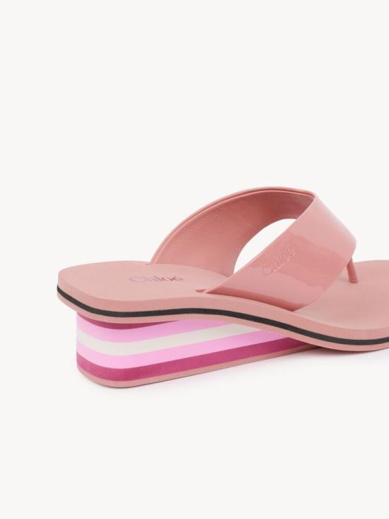 26FW 끌로에 뮬/슬리퍼 CH26A19KYI 527 WOODROSE - CHLOE