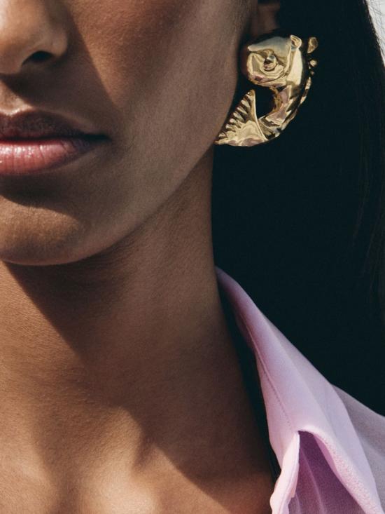 26SS 자크뮈스 이어링 JWW00801AOT4063 280 GOLD - JACQUEMUS