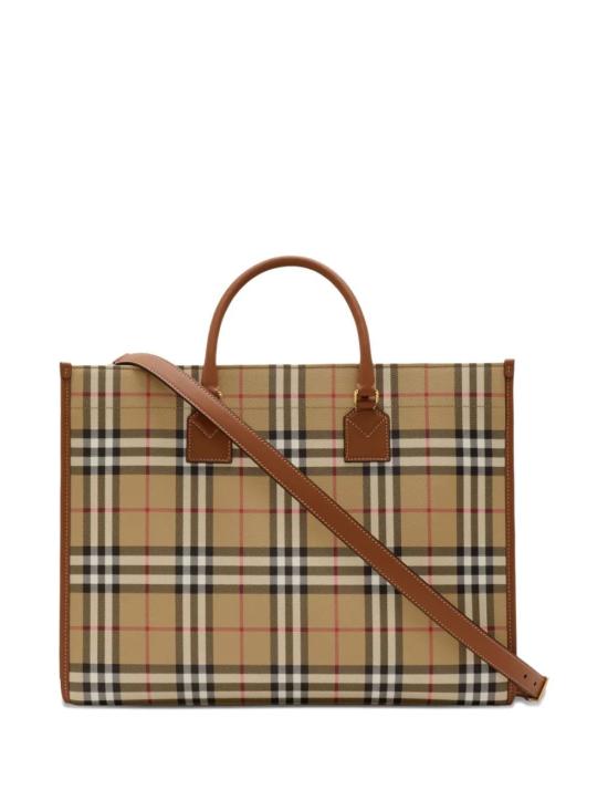 26FW 버버리 미디엄 프레야 토트 8109792155142 A9534 BRIARBROWN - BURBERRY