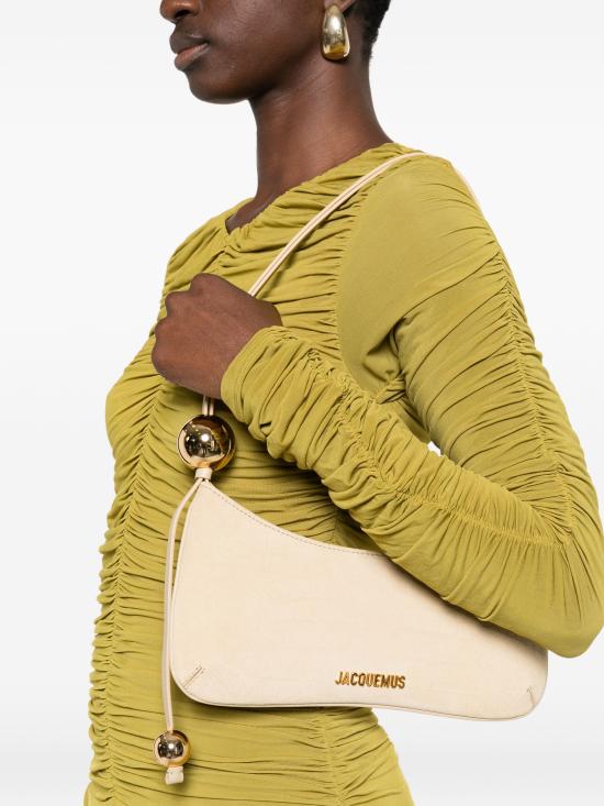 26SS 자크뮈스 르 비주 펄 베디드 숄더백 BAW00057AC07A17 BEIGE - JACQUEMUS