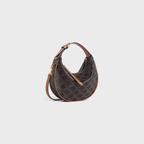 26FW 셀린느 틴 룰루 트리옹프 캔버스 앤 카프스킨 토트백 120722FQM 04LU TAN - CELINE